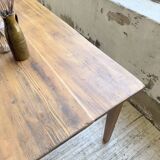 50s pine and oak farmhouse table 2.5m