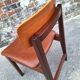Vintage Scandinavian chair in teak, antique seating furniture.
