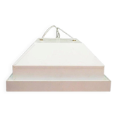 White pendant lamp, Danish design, 1970s, manufacturer: Louis Poulsen