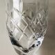 Ensemble de six verres à vin en cristal de Lorraine