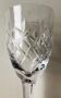 Set of six crystal wine glasses from Lorraine