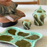 Earthenware tray and pots 1912