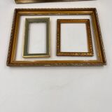 Set of 4 gold frames