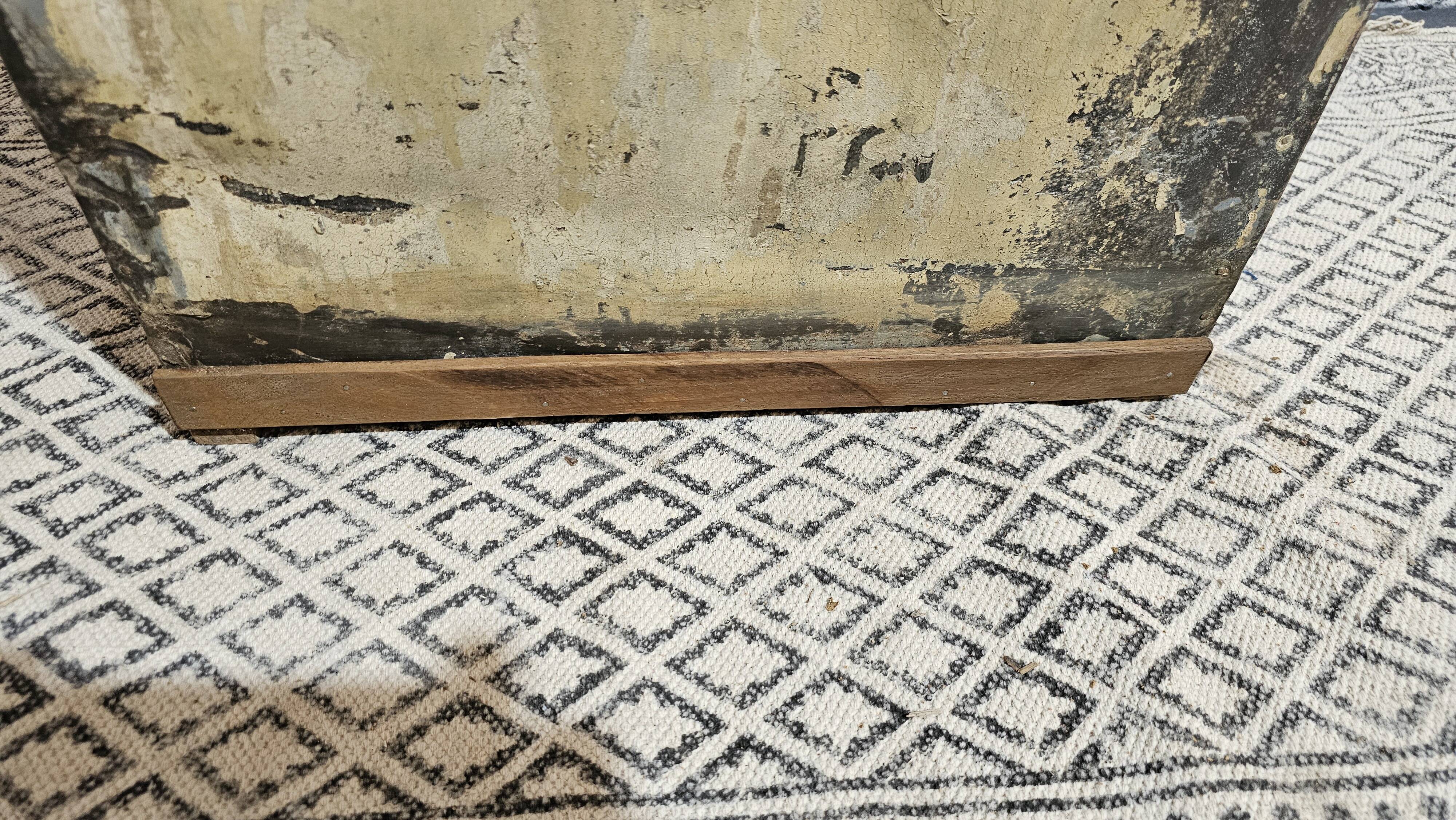 Pink showcase in Burmese teak