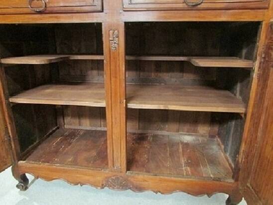 Very large Louis XV period buffet, authentic