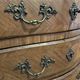 Louis XV style secretary in marquetry and marble