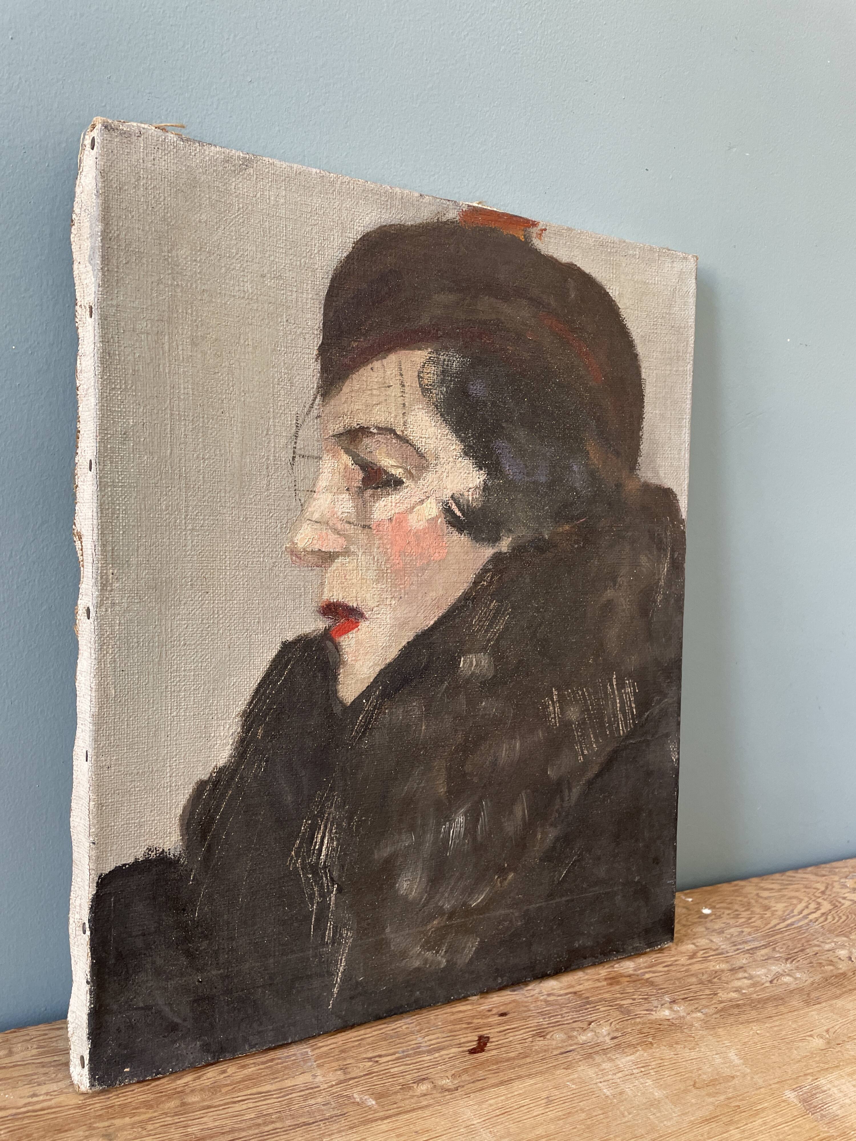 Painting, old portrait