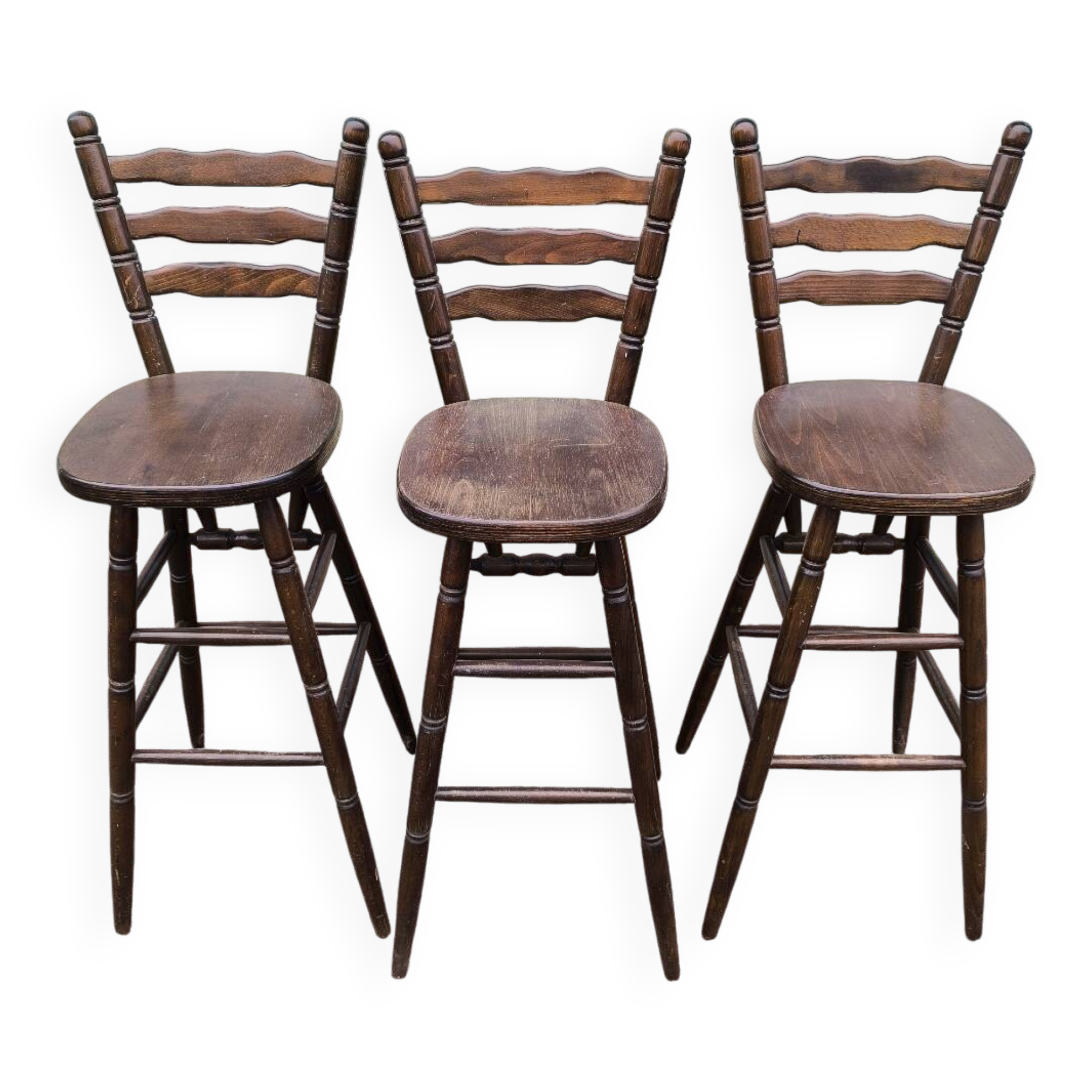Set of 3 bistro bar stools