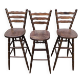 Set of 3 bistro bar stools