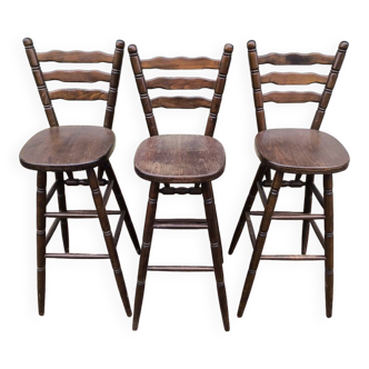 Set of 3 bistro bar stools