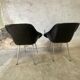 Pair of upholstered armchair year 60