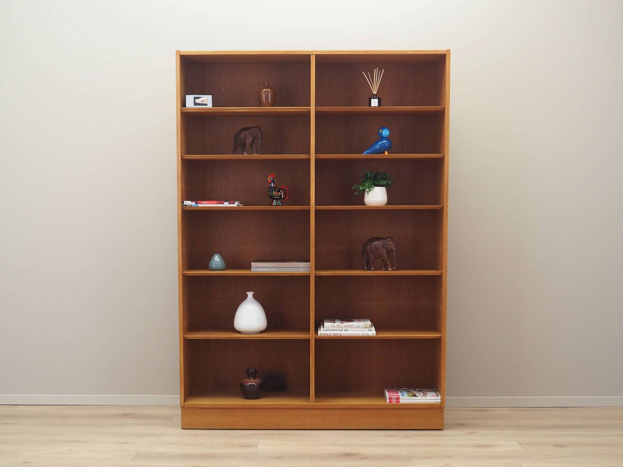 Ash bookcase, Danish design, 1970s, production: Hundevad