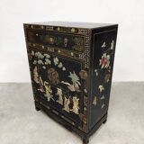 Decorative Chinese side cabinet chest of drawers 'Chinoiserie'