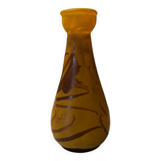 Pear-shaped Gallé vase