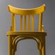 Set of 4 chairs in multicolor 50s vintage modern wood