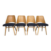 Dining Chairs by Radomir Hoffman for Ton, 1950s, Set of 4