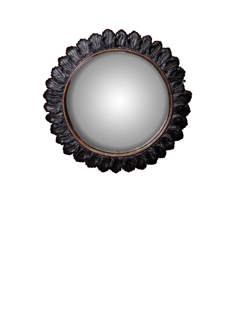 Convex mirror 28 cm black