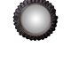 Convex mirror 28 cm black