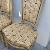 Série de 4 chaises de style Louis XVI ancienne