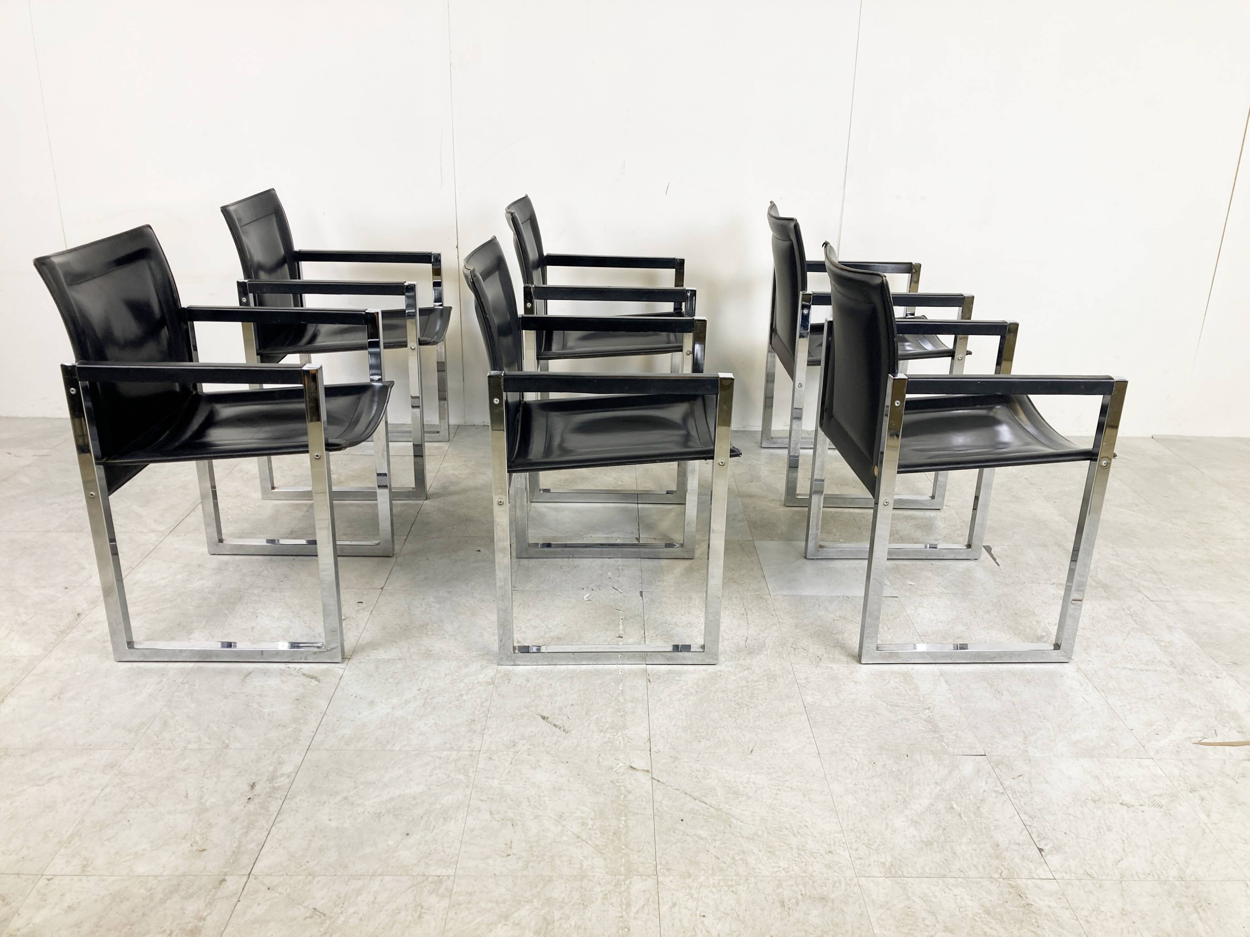 Vintage dining chairs by Arrben, 1980s