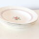 Set of 4 hollow plates Sarreguemines Armelle pattern, vintage