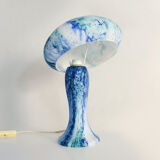 Glass paste mushroom lamp, swivel head, years 60