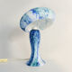 Glass paste mushroom lamp, swivel head, years 60