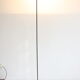 Lampadaire en acier noir, Italie années 1980
