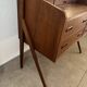 Vintage Danish teak hairdresser from the 1960s stamped Ag Spjel Kobber.