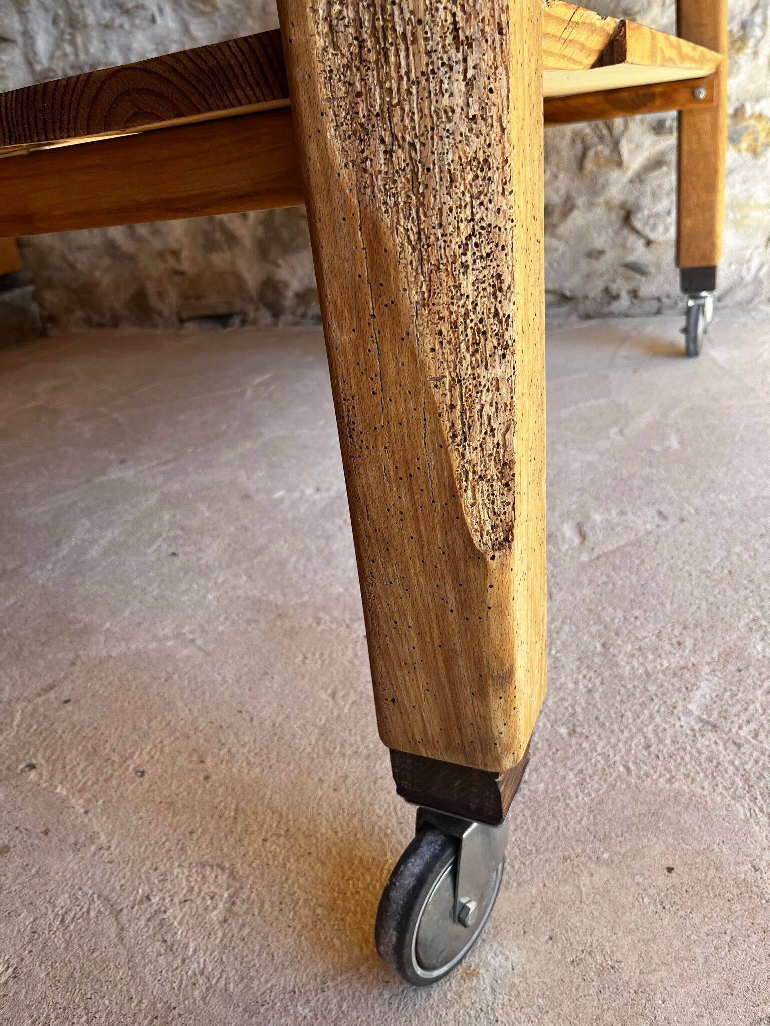 Old kitchen island/central workbench