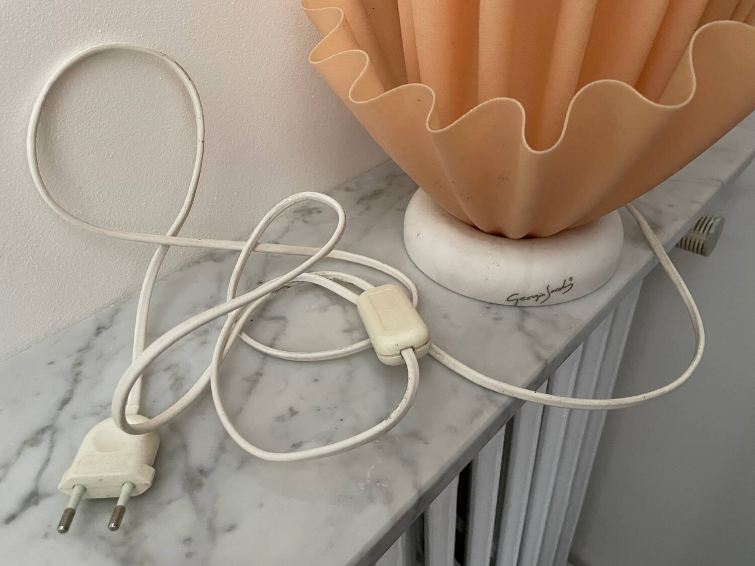 Vintage Georgia Jacob Corolla Lamp