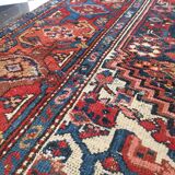 Tapis d'orient ancien persan fait main malayer 215 x 130
