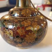 Pied de lampe en email cloisonné