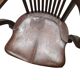 Antique English Mahogany Desk Chair, early 1900s
