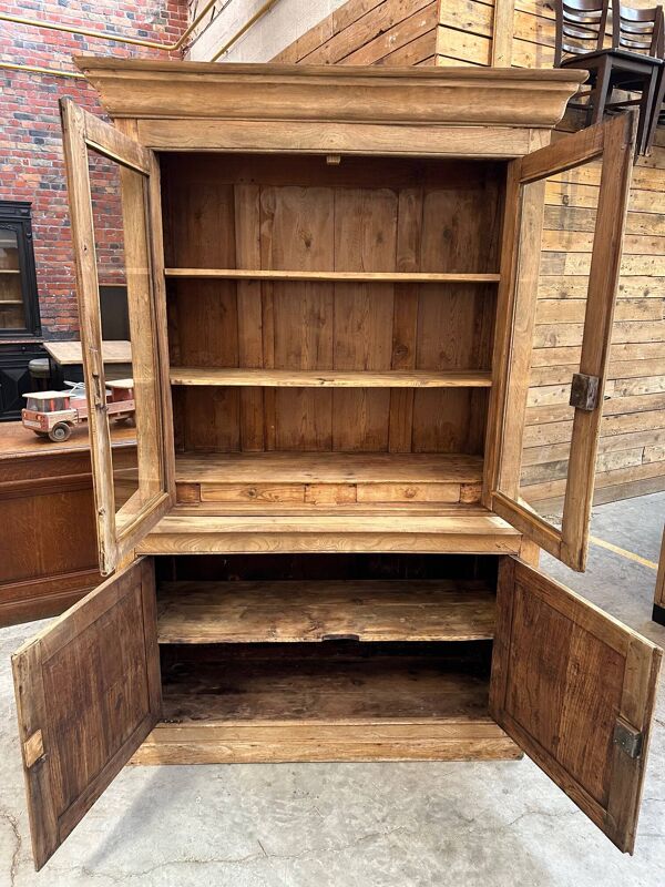 Vaisselier en chêne massif Fin XIXème