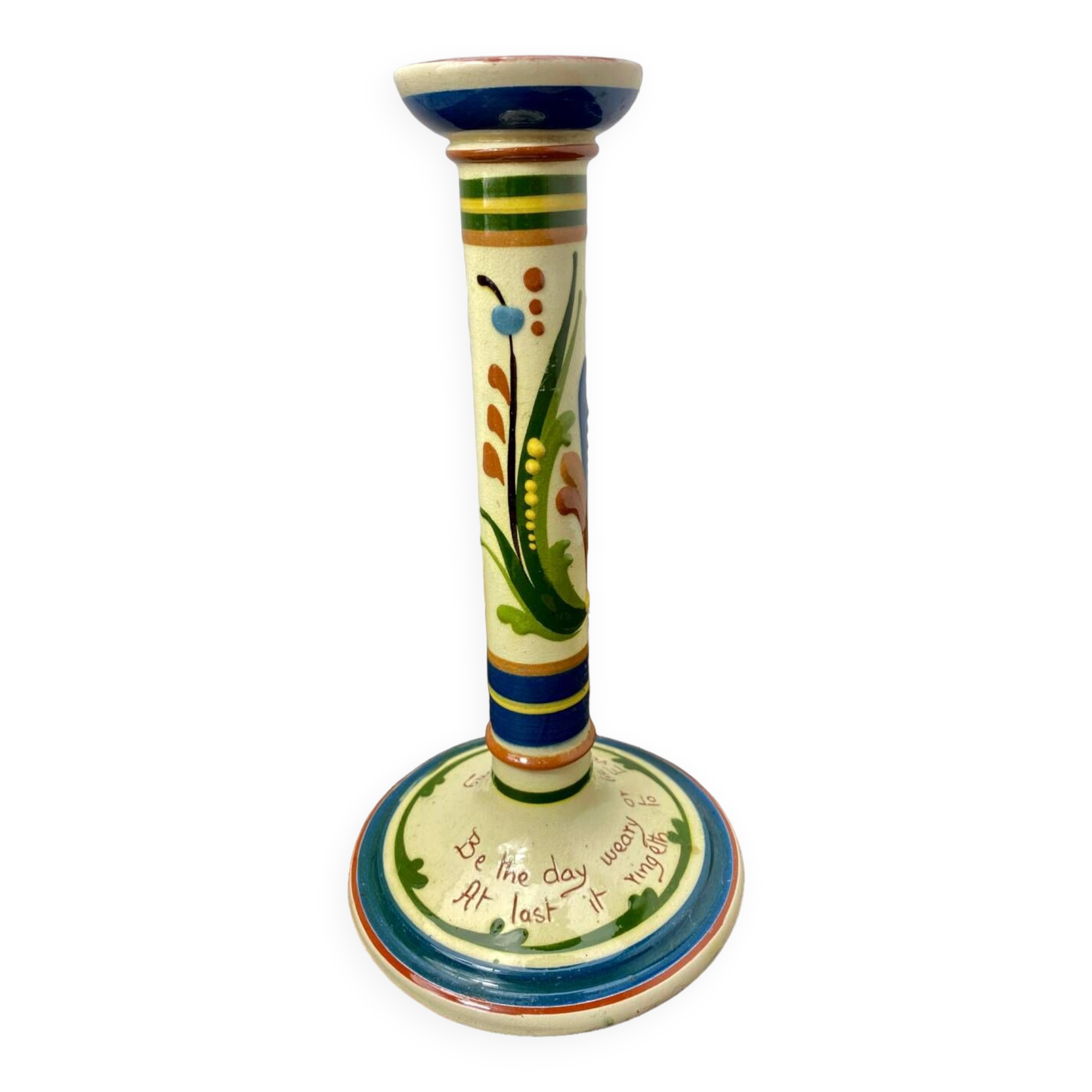 Bougeoir En Poterie The Kilnworks - Salamandre/Lézard - Îles Vierges - Occasion Excellent état