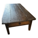Solid wood coffee table