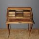Louis XV donkey back desk in 18th century walnut