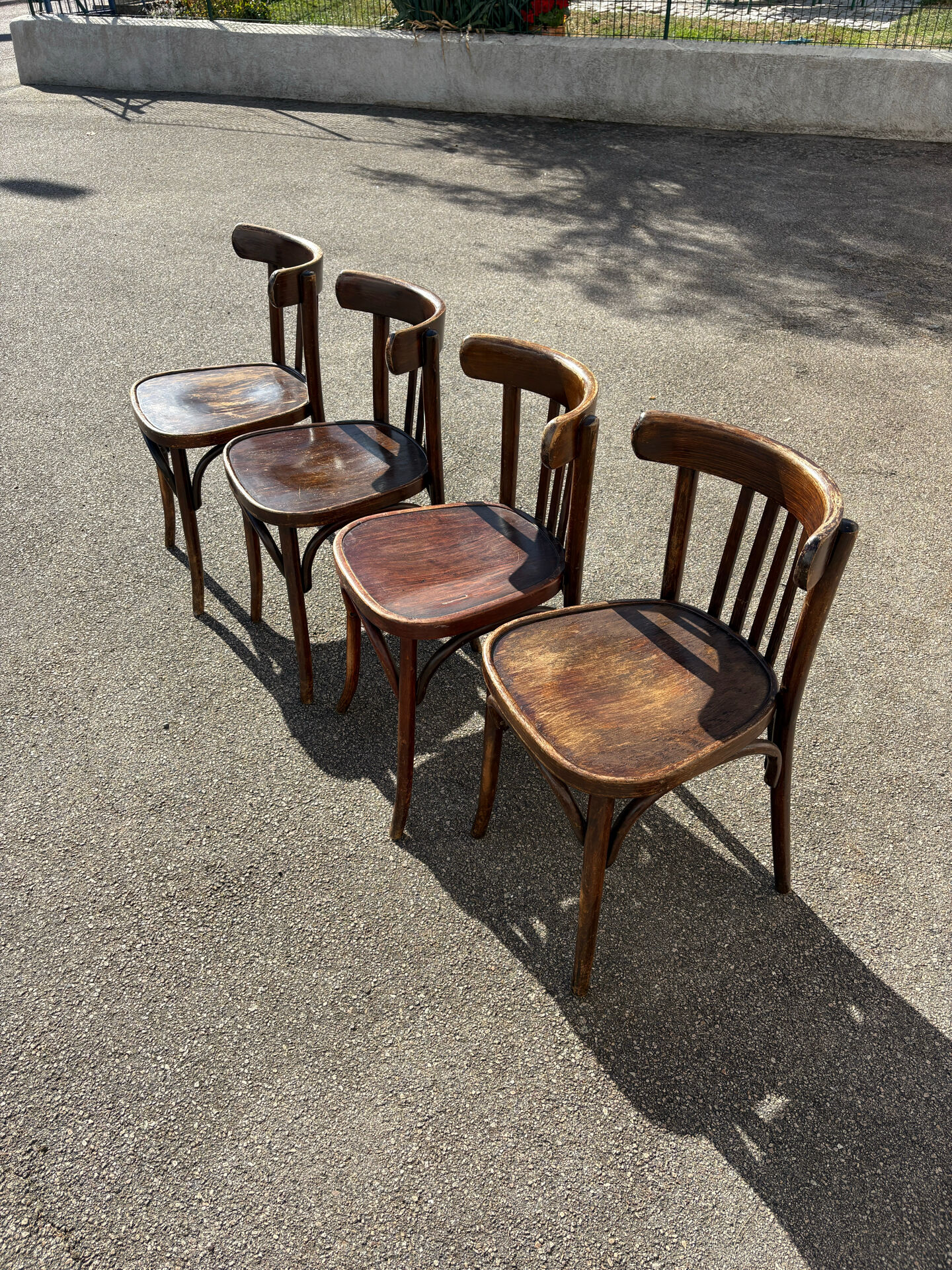 Set of 4 bistro chairs