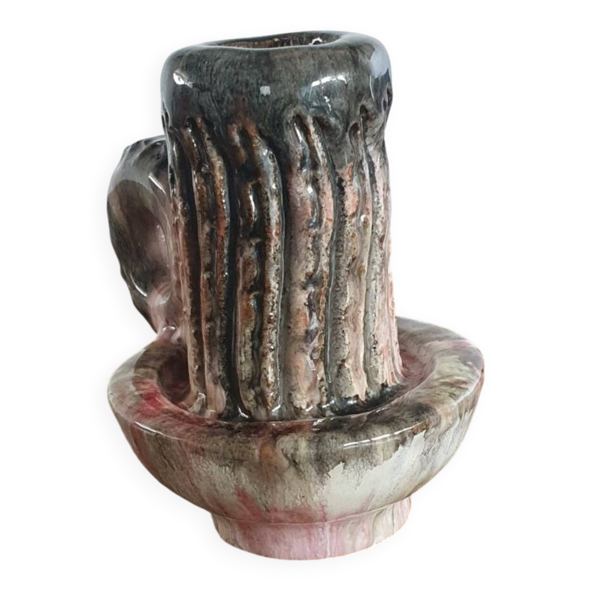Alice Colonneu ceramic candlestick, 1950