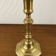 Antique brass candle holder