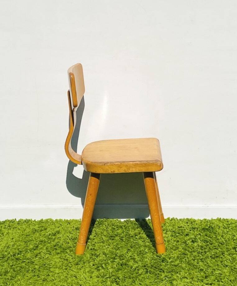 Chaise enfant Schilte. 60s Vintage