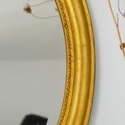 Mirror medallion Napoleon III oval 19th 90 x 60 style Louis XVI