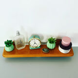 Vintage shelf and towel holder