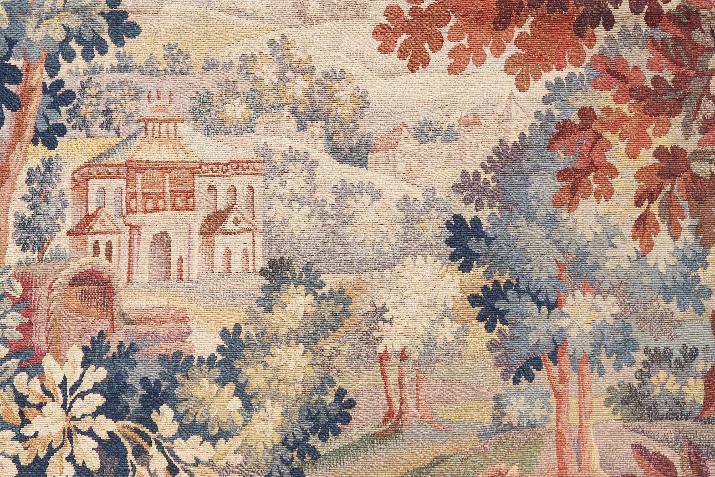 French tapestry Aubusson 19th century