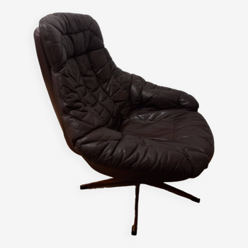 Fauteuil pivotant Danemark années 1970