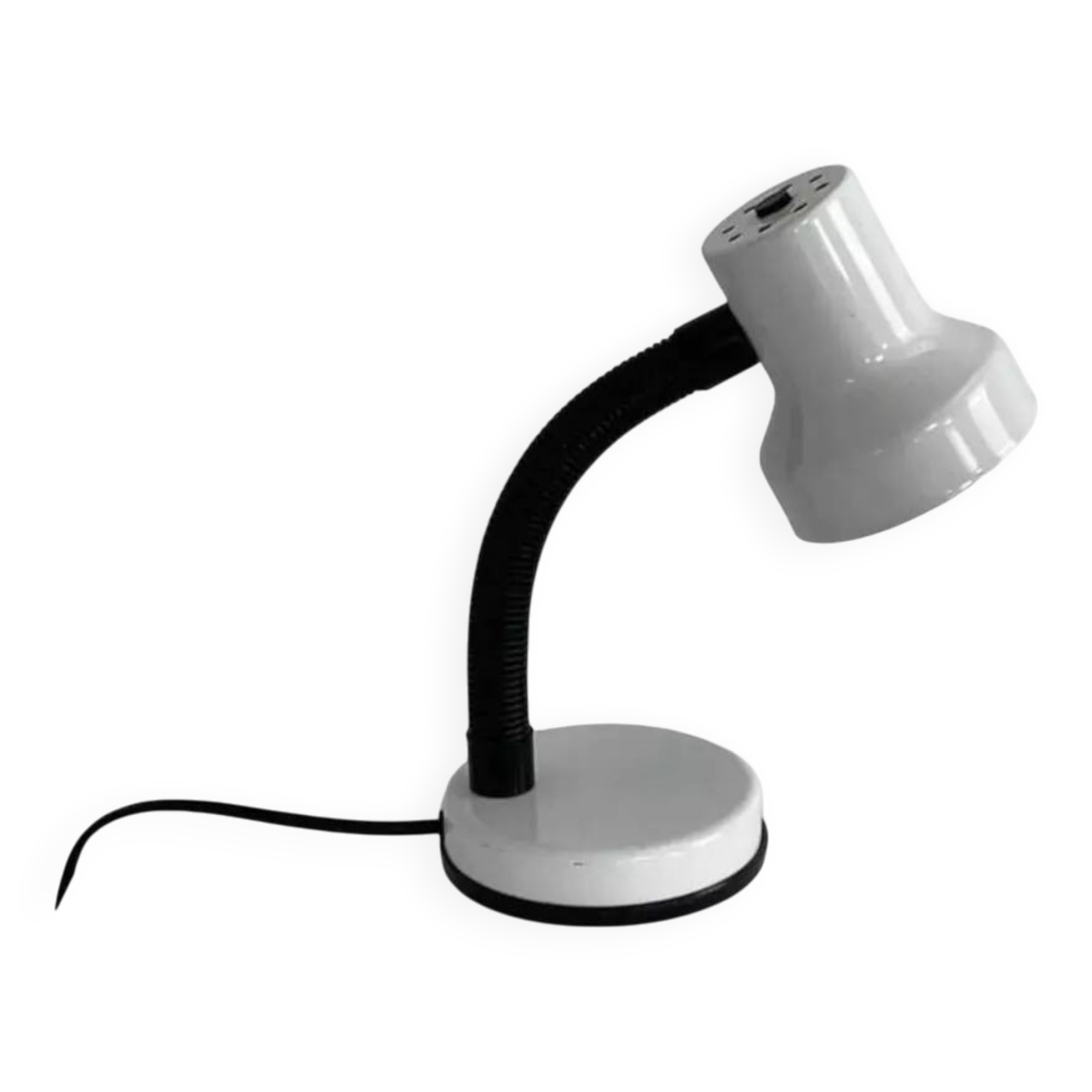 Lampe de bureau industriel gris