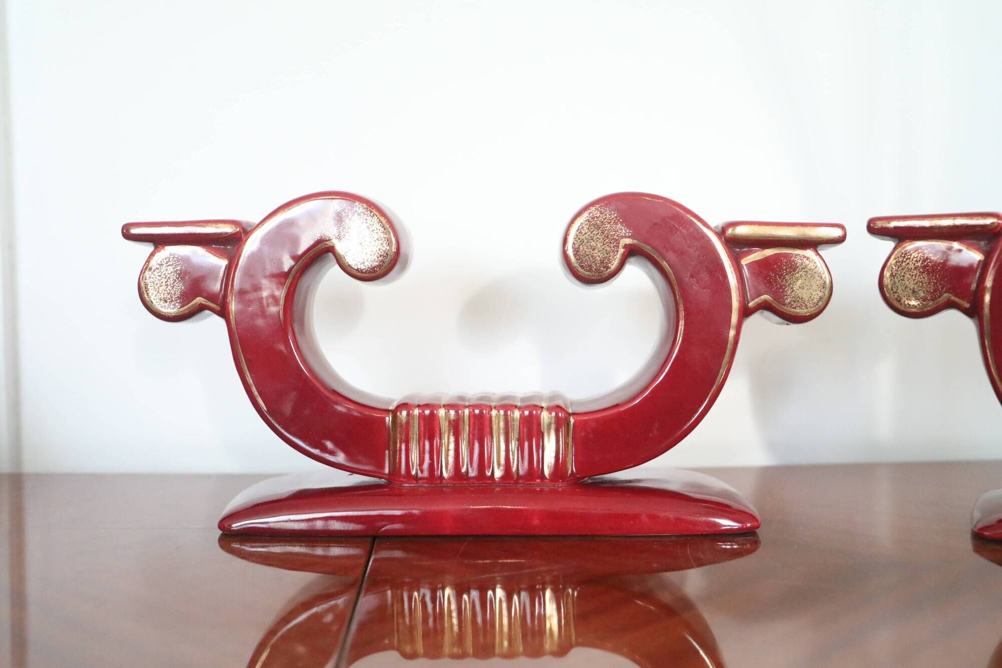 Paire de bougeoirs, antiques, Saint-Clément