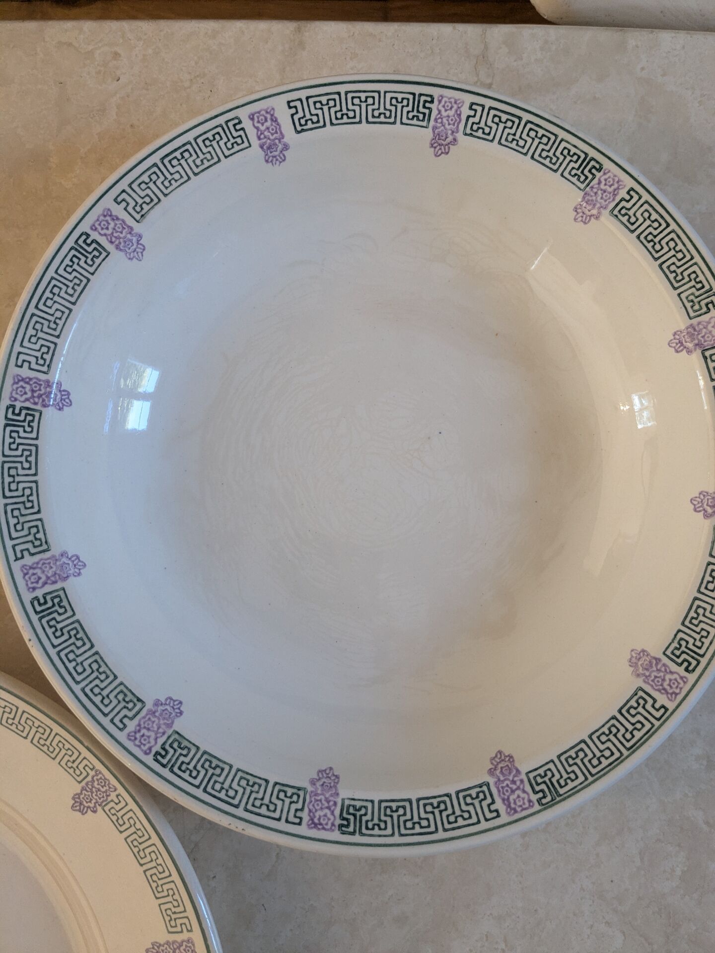 Two Longwy Janina serving dishes