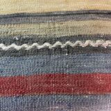 Vintage turkish kilim cushion cover, 30 x 50 cm